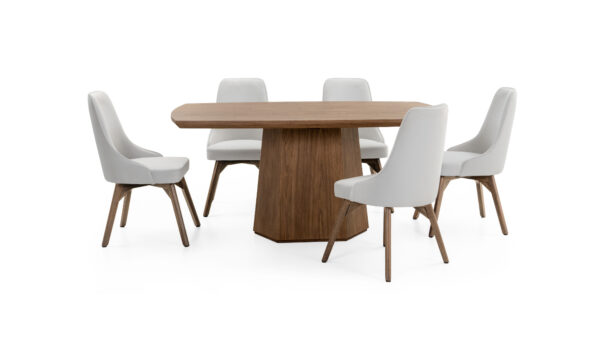 Mesa Comedor Milano + 6 Sillas Vela