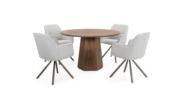 Mesa Comedor Milano  + 4  Sillas Sendai