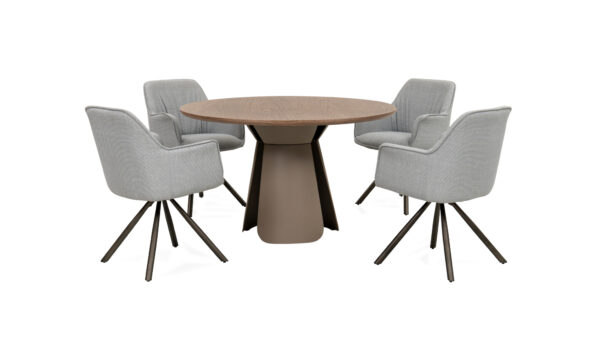 Mesa Comedor Bilbao Madera  + 4 sillas Senday  Imp