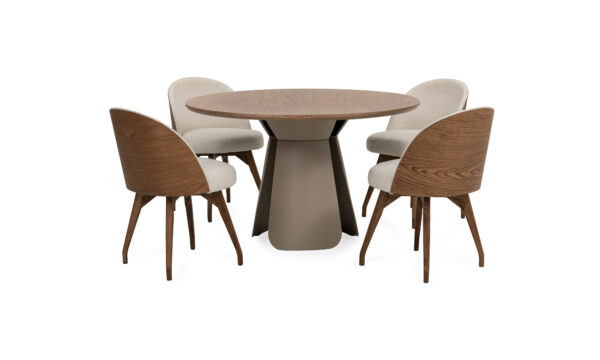 Mesa de comedor Bilbao  + 4 sillas Eros Tap