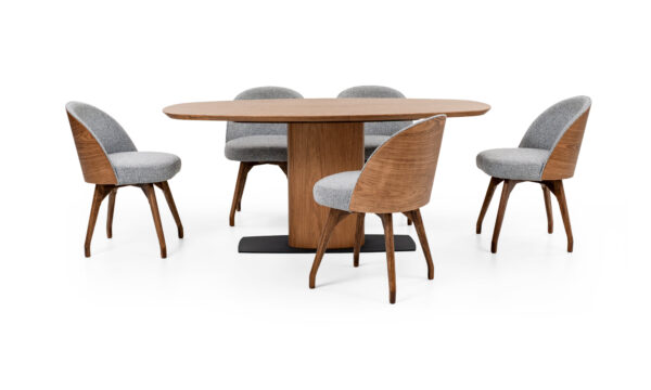 Mesa Comedor Niza + 6 Sillas Eros Tap