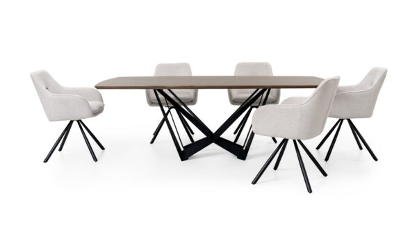 Mesa Comedor Versalles + 6 Sillas Torii Imp