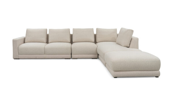 Sala en L Modular Eva + Poltrona+ Puff