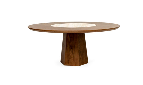 Mesa Comedor Milano Plato Giratorio Sinterizado 8 Puestos