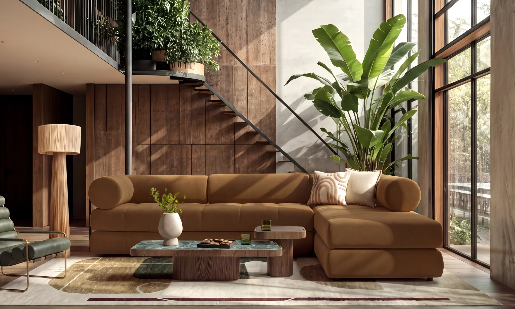 Sala En L Sofa Cama Estambul en ambiente