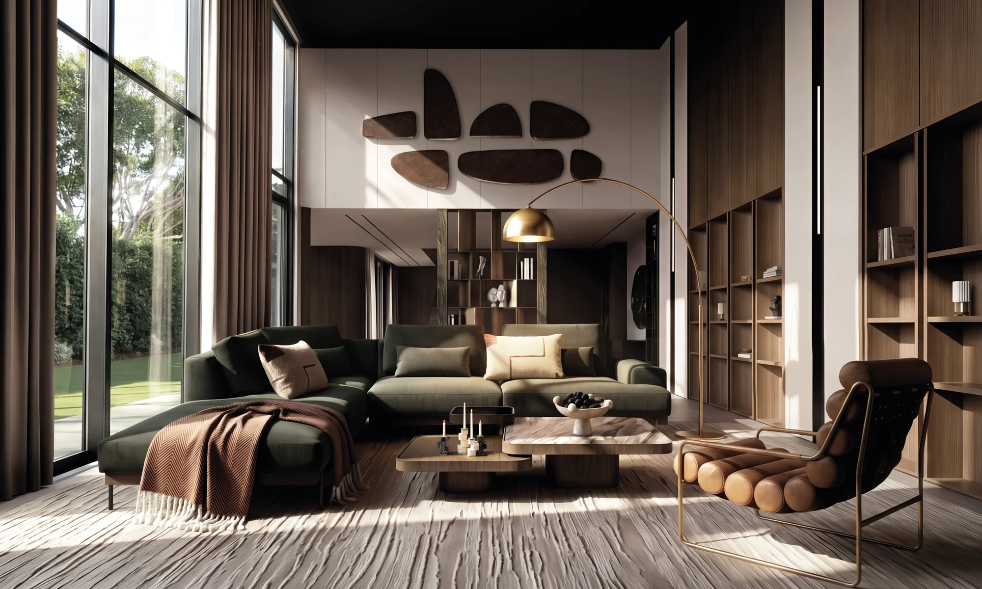 Sala En L Modular Maia en ambiente