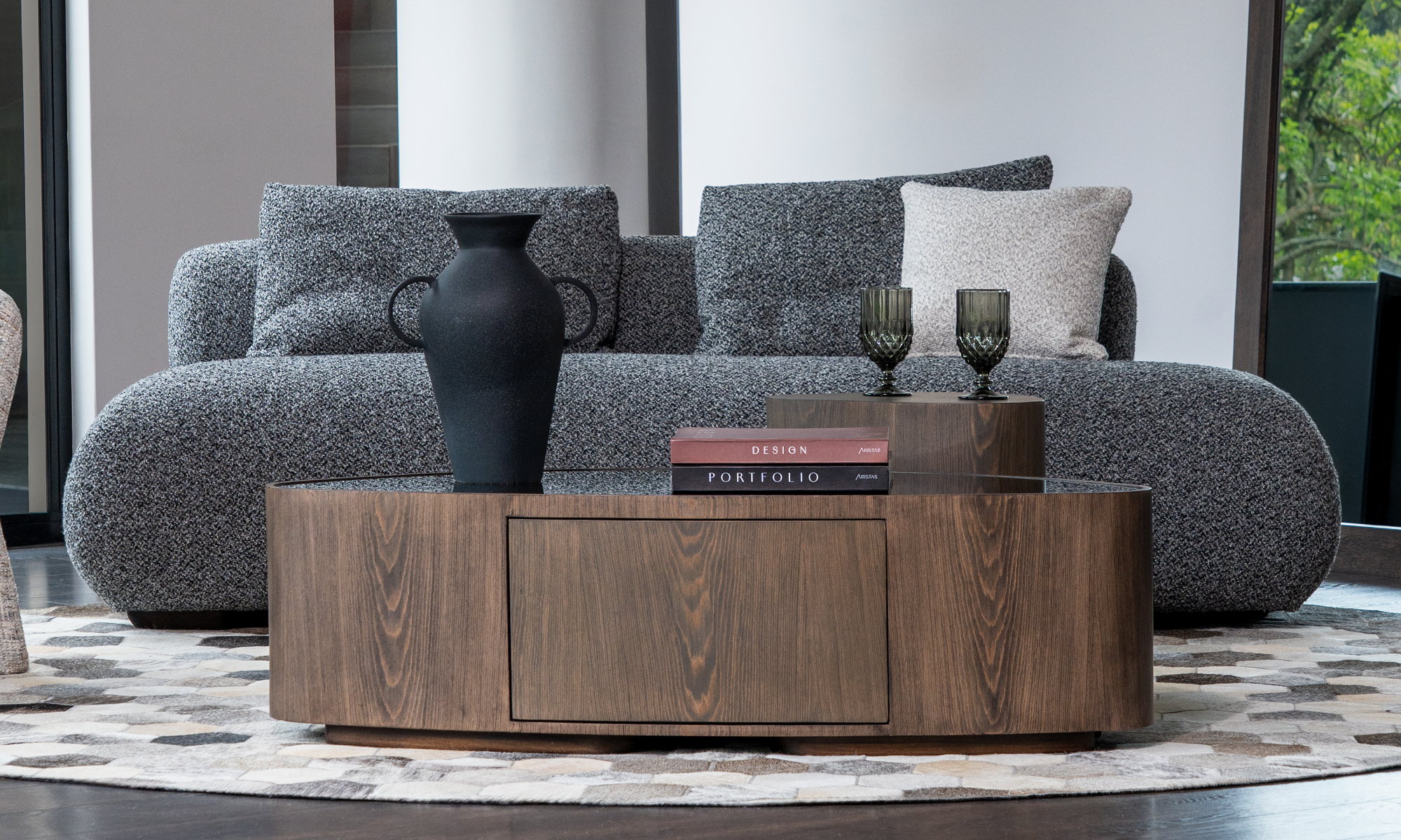 Mesa Centro Amarai 120 Cm en ambiente