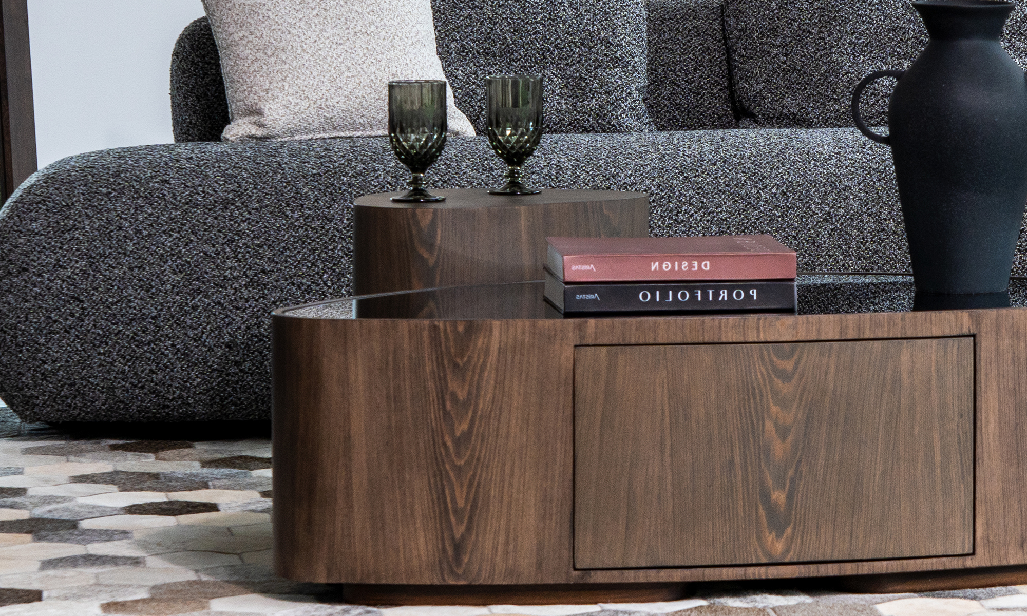Mesa Centro Amarai 120 Cm en ambiente
