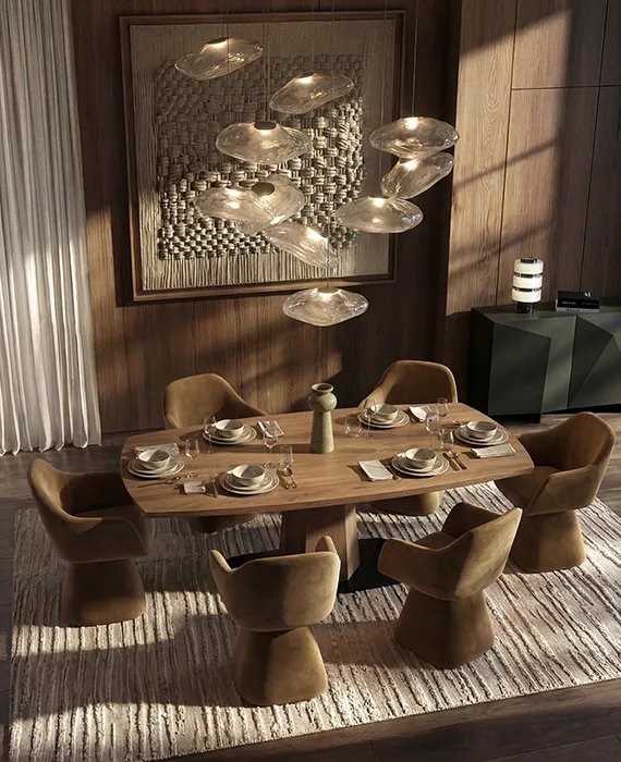 Comedor de la colección Bold de Aristas