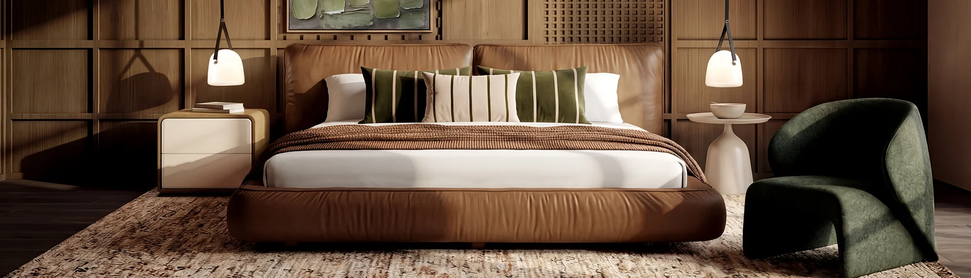 Dormitorio de la colección Bold de Aristas
