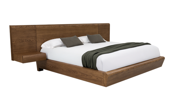 Cama Nebraska + Nocheros de Aristas