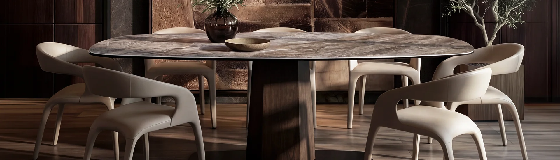 Comedor de la colección Magno de Aristas