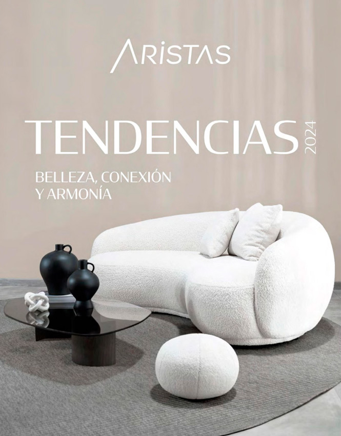 Portada del catálogo Tendencias 2024 de Aristas