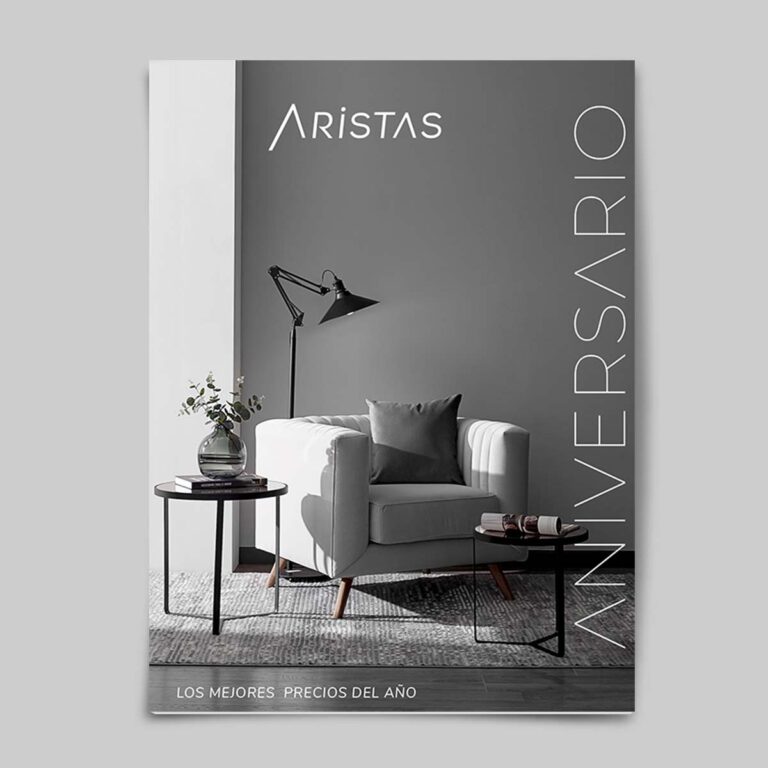 Portada del catálogo Aniversario 2020 de Aristas