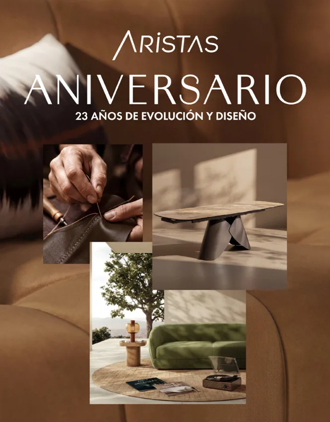 Portada del catálogo Aniversario 2026 de Aristas
