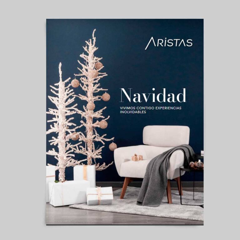 Portada del catálogo Diciembre de Aristas