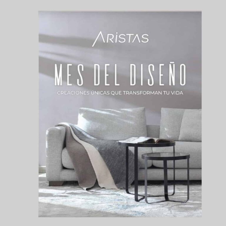Portada del catálogo Mes del diseño de Aristas