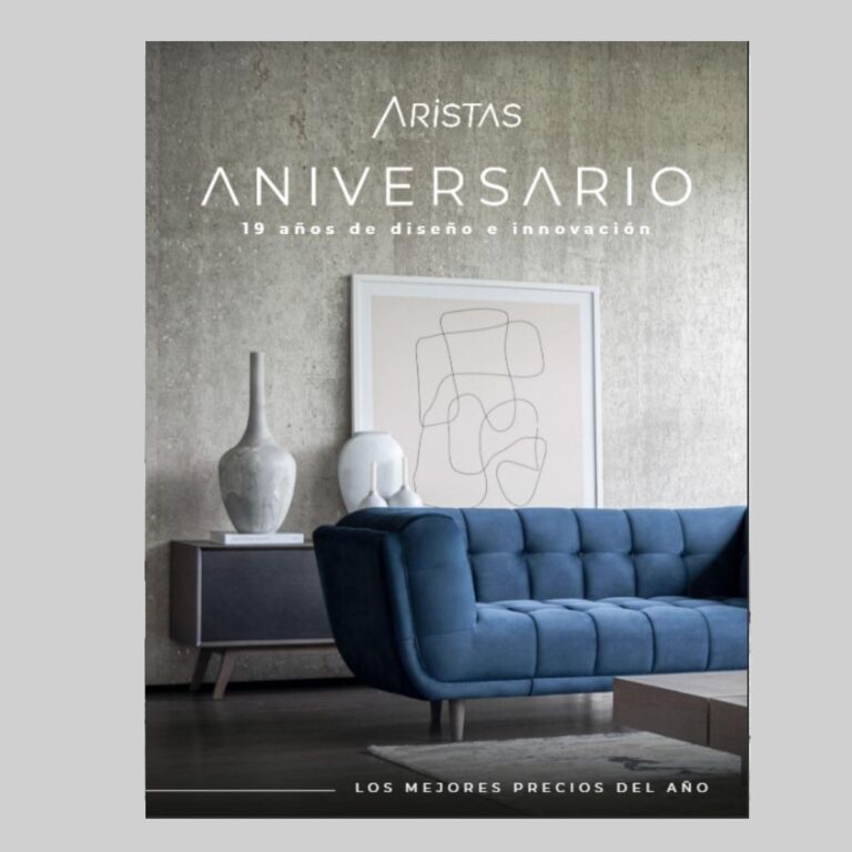 Portada del catálogo Aniversario de Aristas