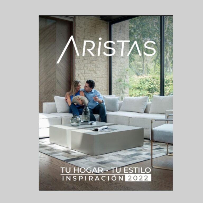 Portada del catálogo Tu hogar – tu estilo de Aristas