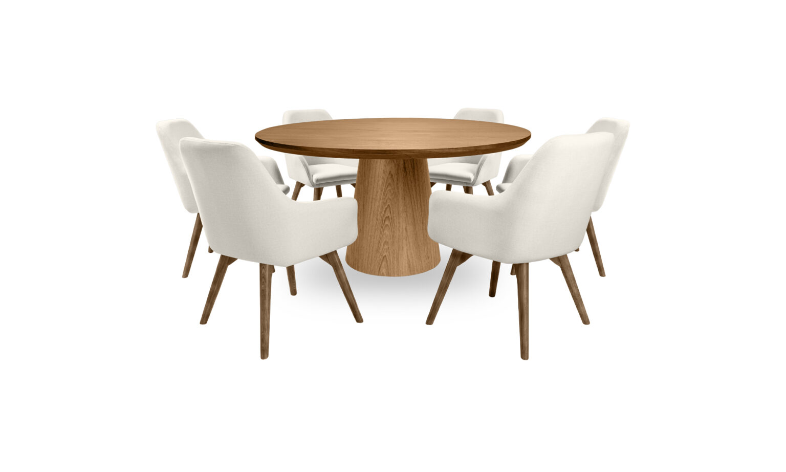 Mesa De Comedor New Milano + 6 Sillas Turin