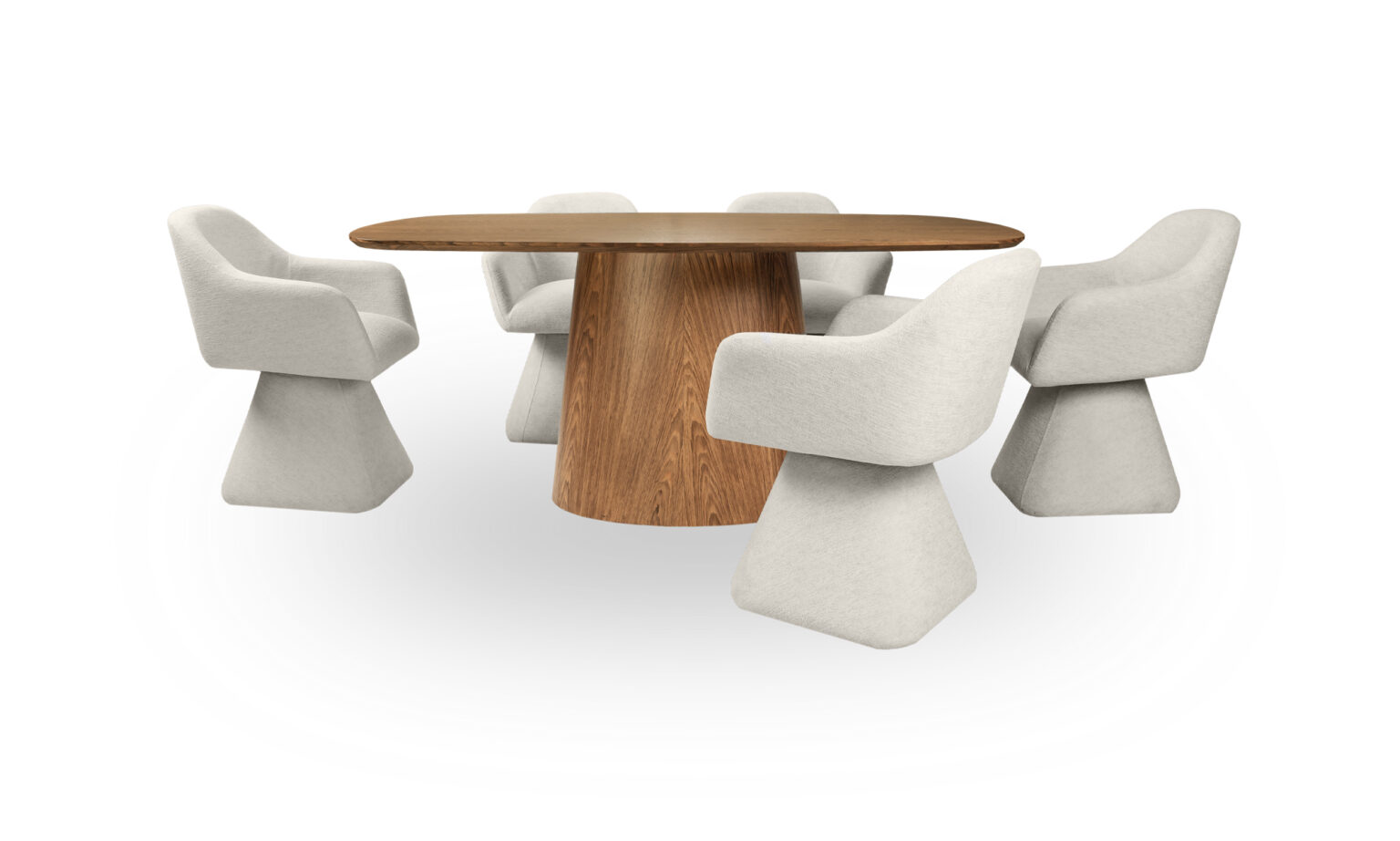 Mesa De Comedor Tonic + 6 Sillas Amarai