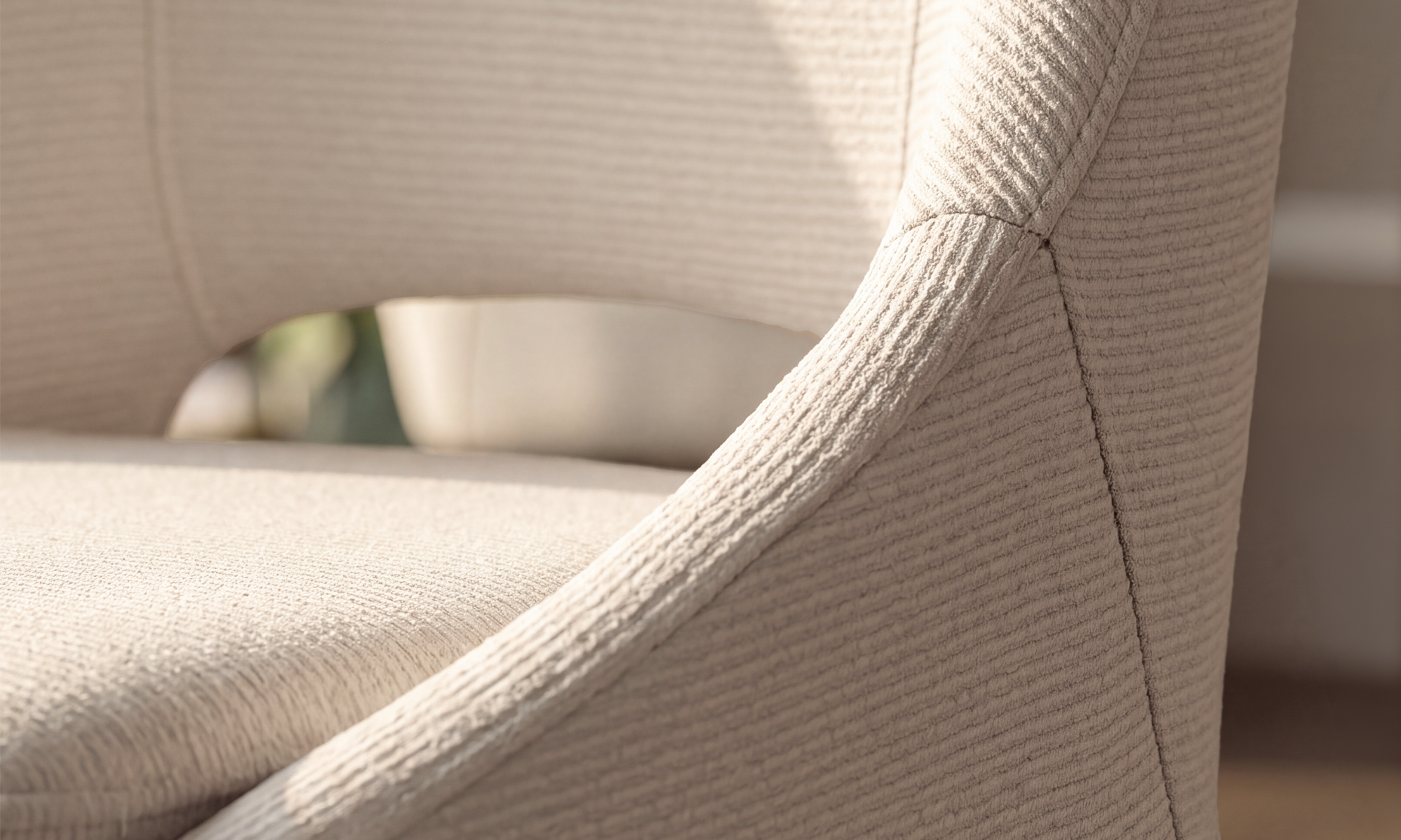 Silla Comedor Praga Taupe Imp en ambiente