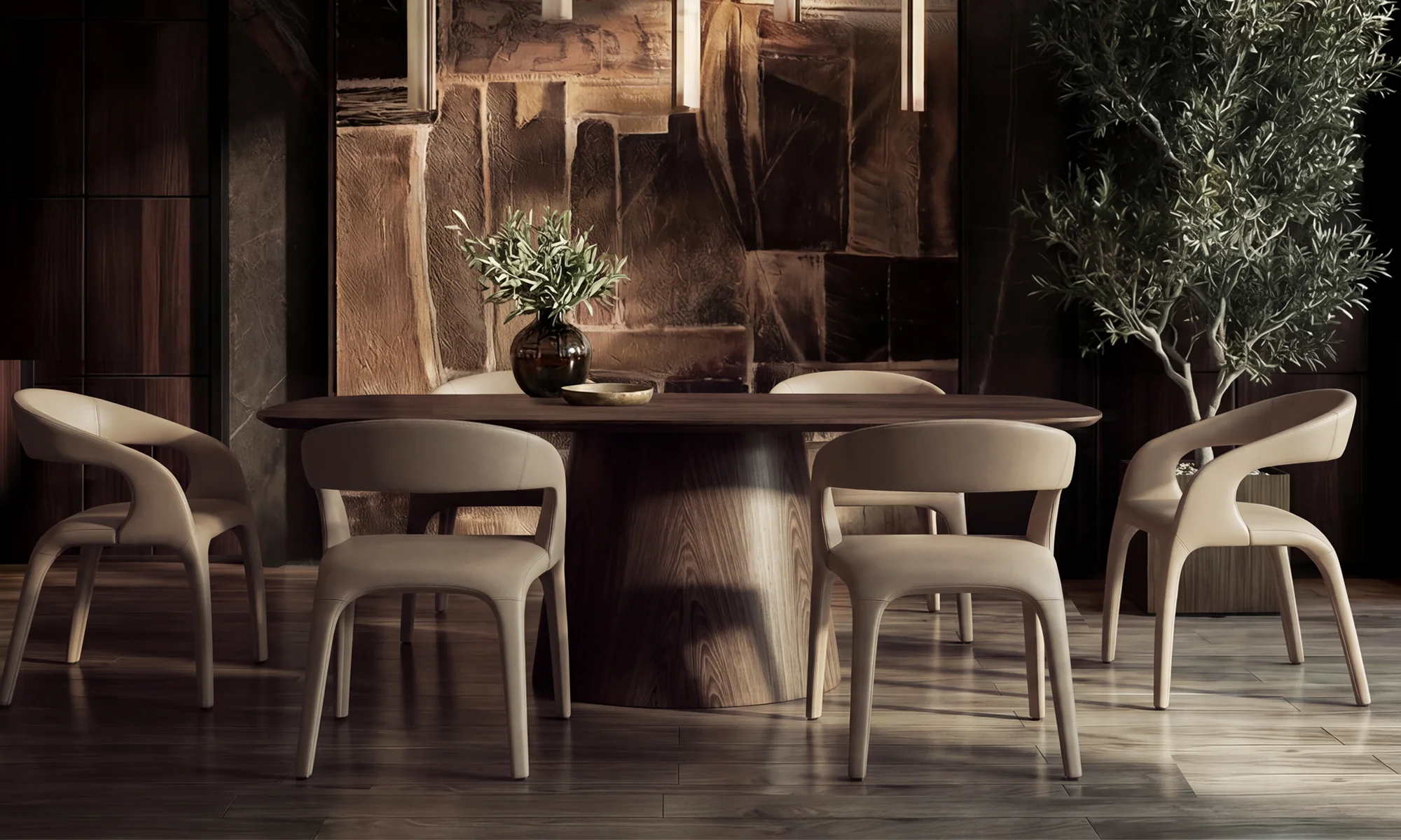 Mesa De Comedor Tonic 6 Puestos en ambiente
