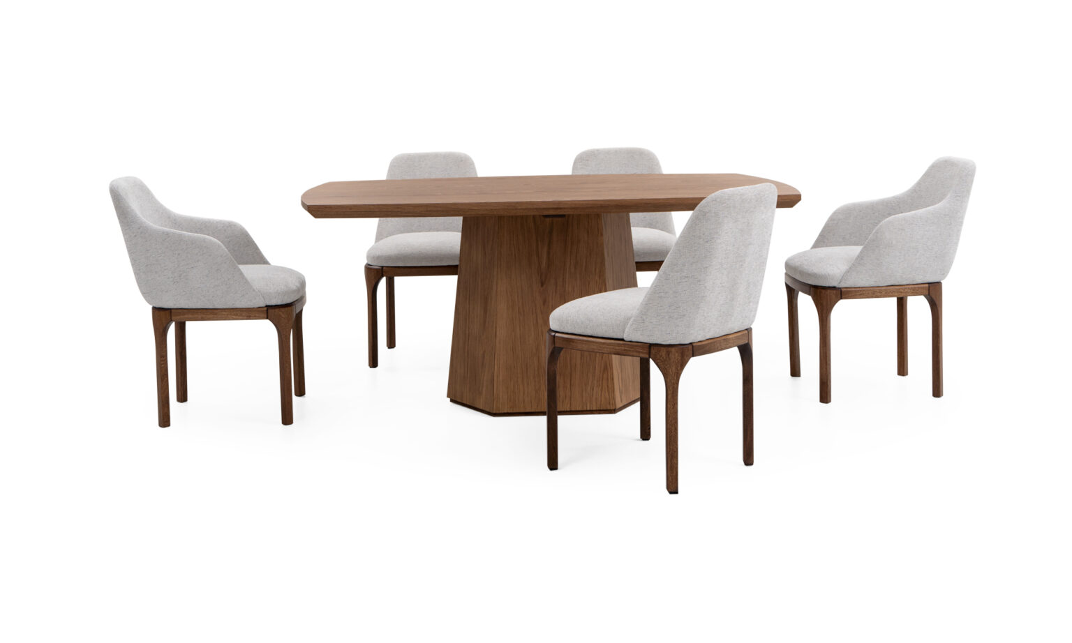 Mesa Comedor Milano + 6 Sillas Lisboa