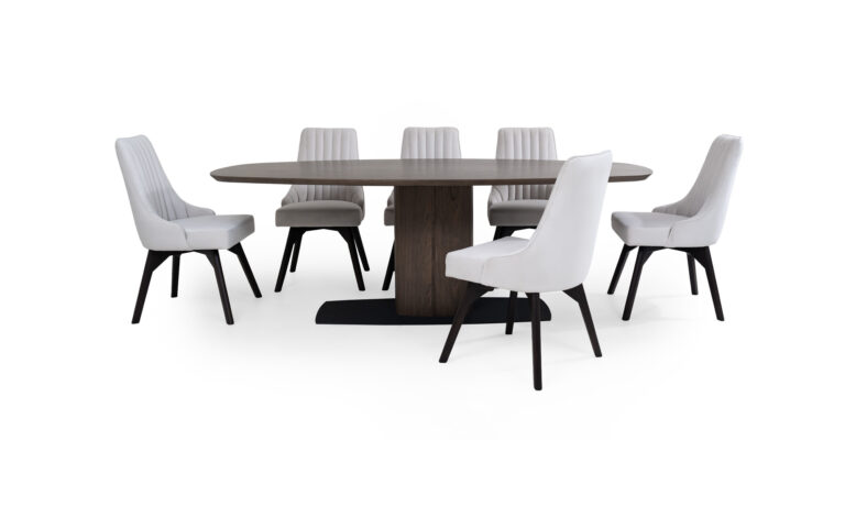 Mesa Comedor Niza + 6 Sillas Florencia P/Mad