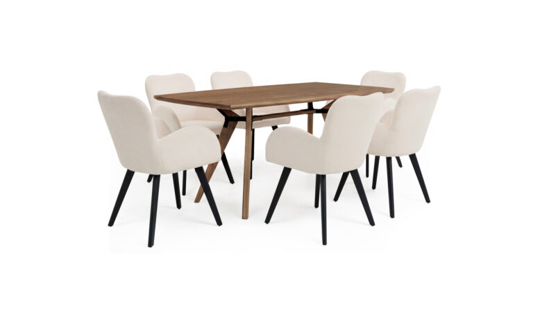 Mesa Comedor Atalanta + 6 Sillas Moden Imp