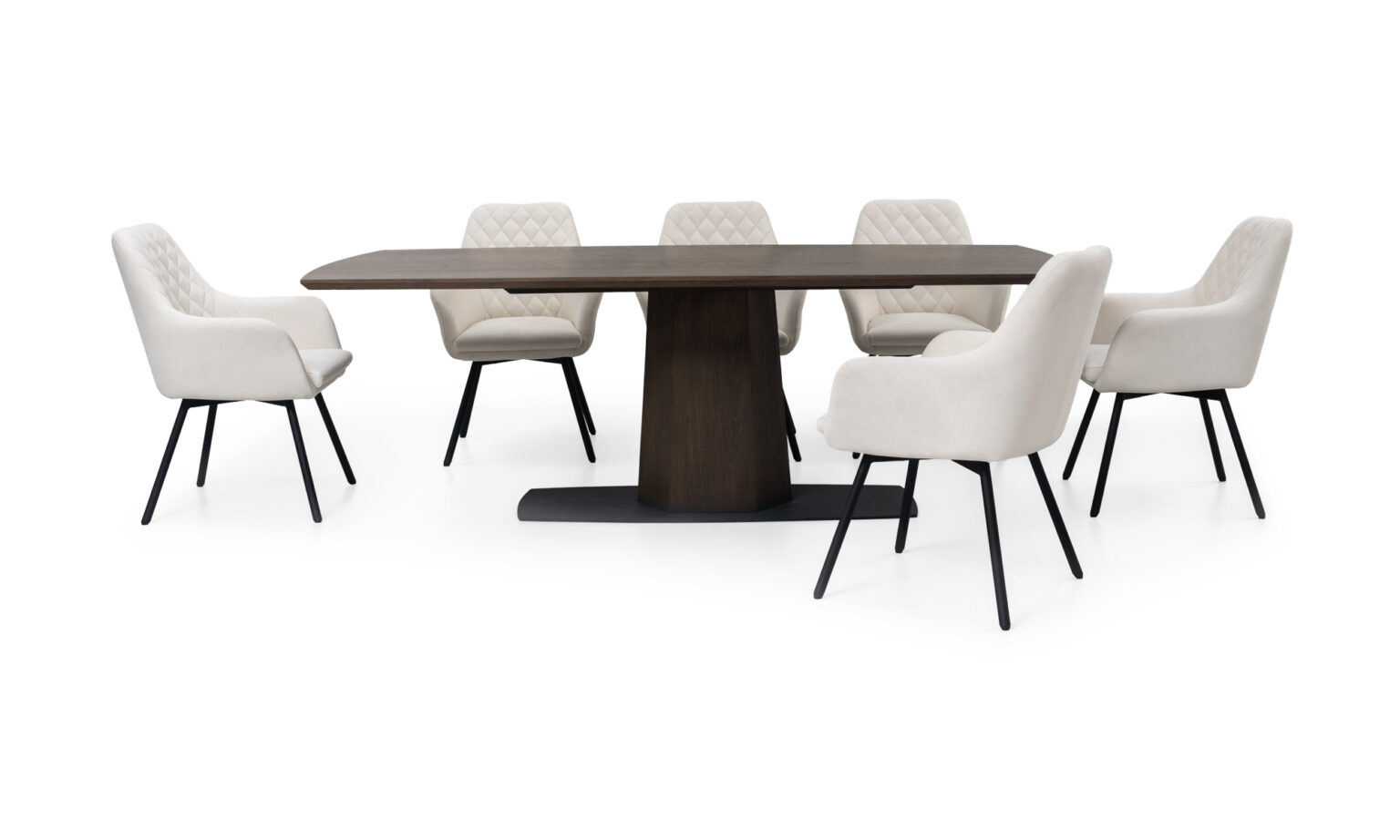 Mesa Comedor Napoles + 8 Sillas Odense P/Met
