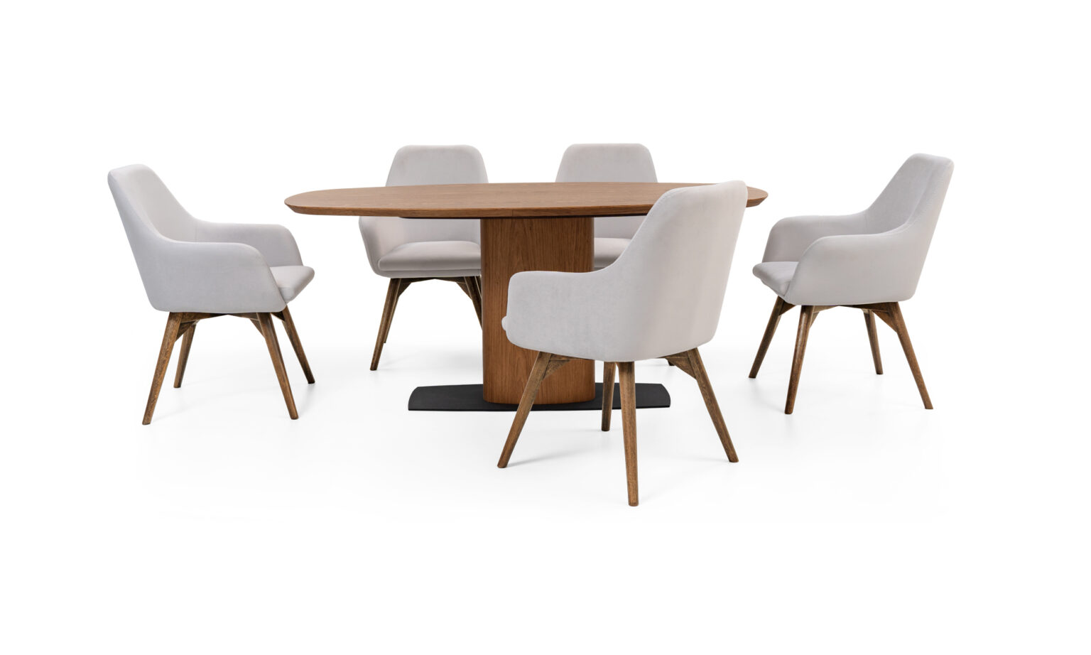 Mesa Comedor Niza + 6 Sillas Turin