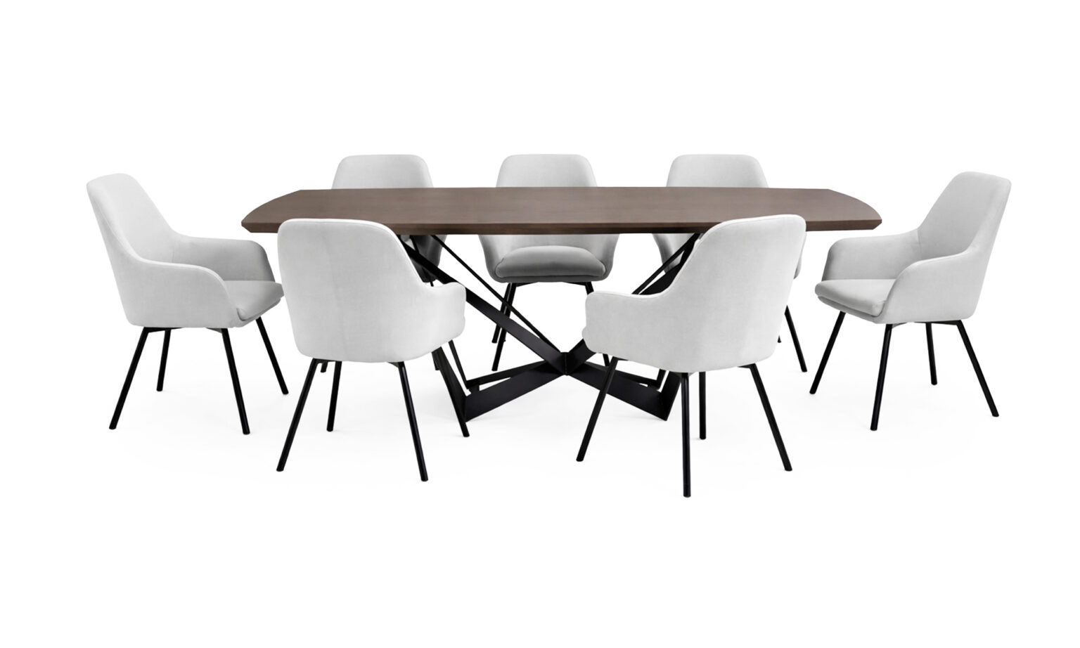 Mesa Comedor Versalles + 8 Sillas Turin P/N